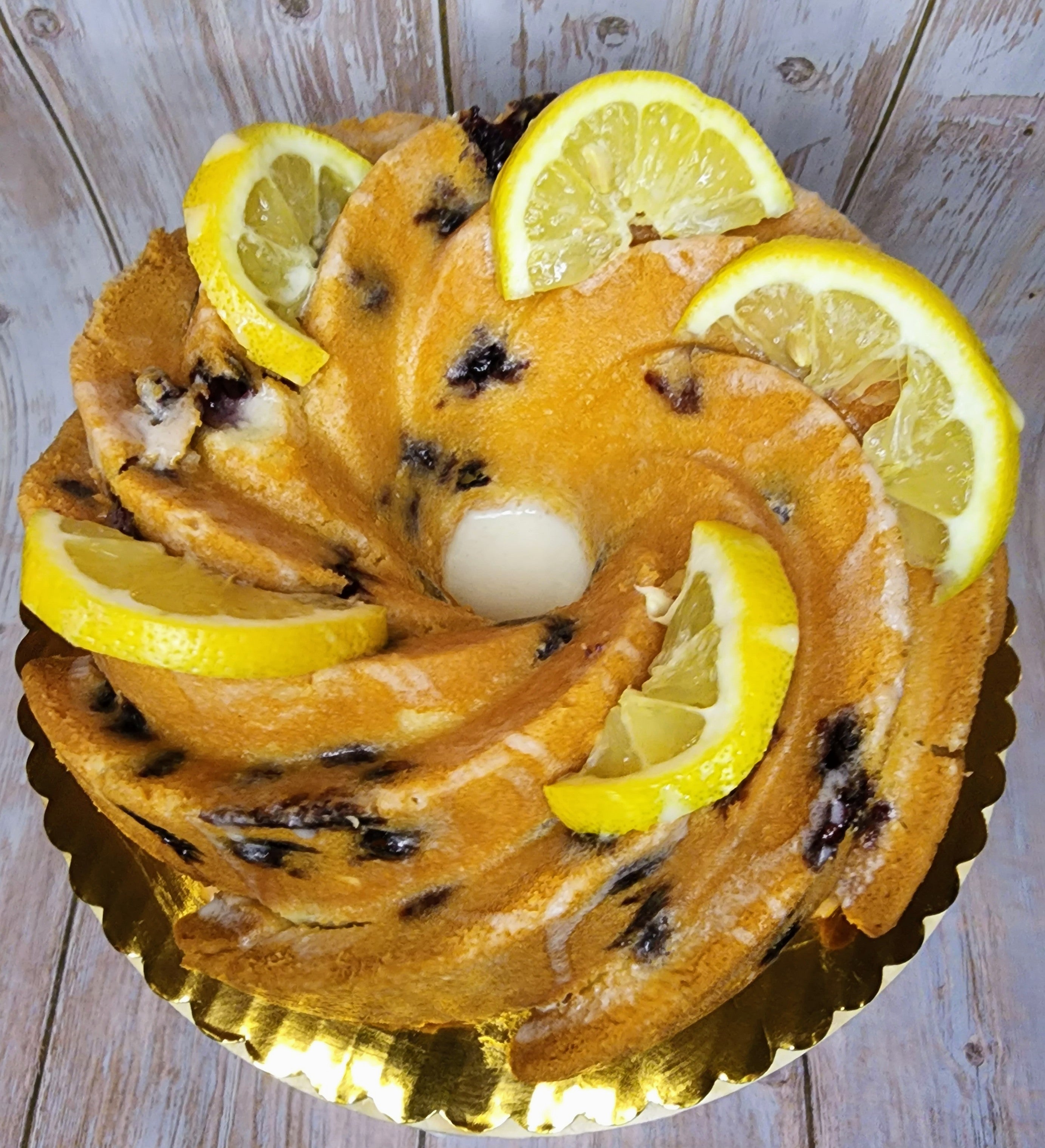 Blueberry Lemon Pound Cake